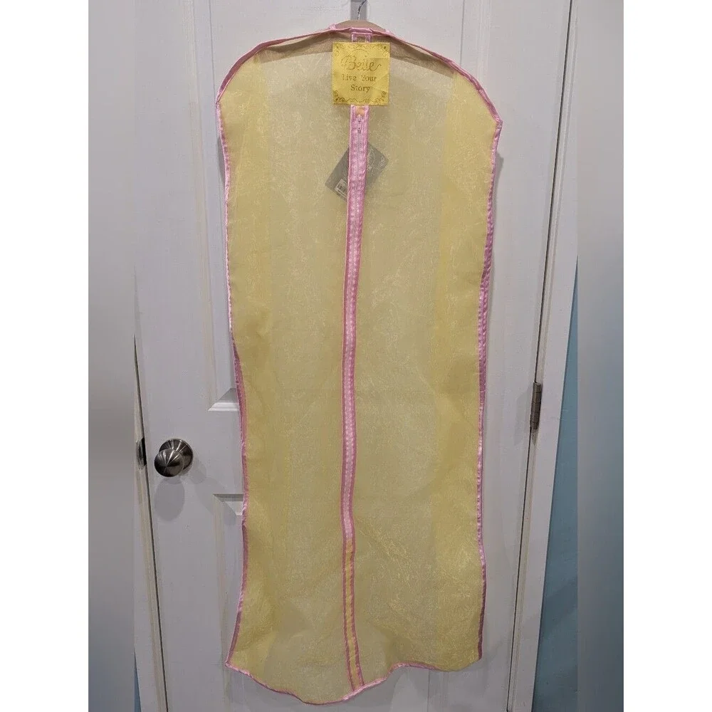 Disney Garment Bag Belle Beauty Beast Yellow Tulle Princess Dress BBB Kids Girl
